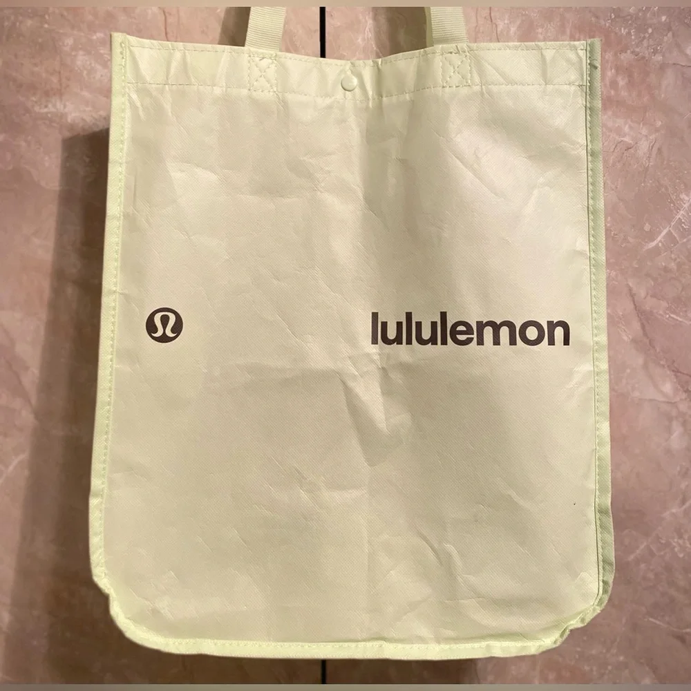 Lululemon Athletica Light Green Reusable Bag